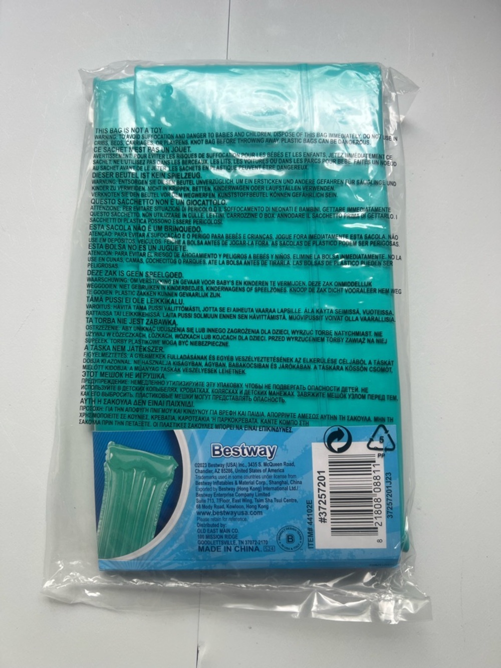 H2OGO! Deluxe Inflatable Pool Mat, Assorted - Picture 2 of 2